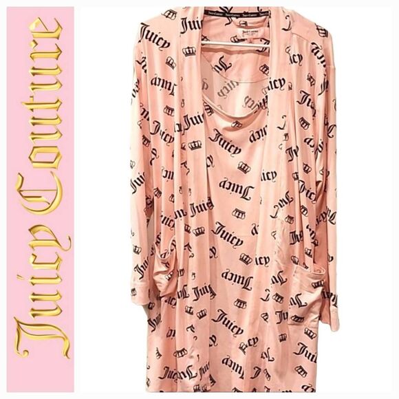 Juicy Couture Script Crown Logo 2PC PJ Set